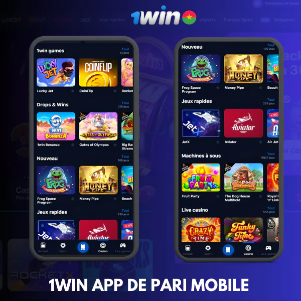 App mobile du casino 1win