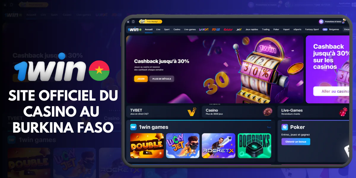 1win Site officiel du casino au Burkina Faso